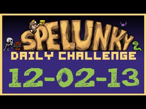 Spelunky Daily Challenge || Phedran vs JSano [12-02-13]