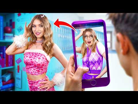 Fille Moche Devient Belle ! Extrême relooking pour un crush