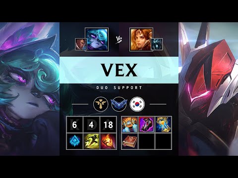Vex Support vs Leona - KR Diamond Patch 25.14
