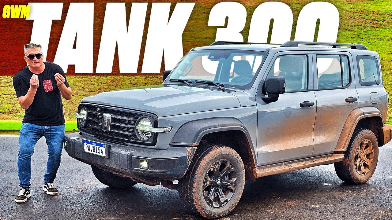 NOVO GWM Tank 300 - POR R$ 333.000, TEM 394 cv, TRAÇÃO 4x4 DE VERDADE E É HÍBRIDO! VALE ESSA GRANA?