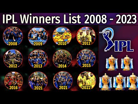 IPL Winner & Runners-Up List 2008 to 2021 | Indian Premier League (IPL) All Seasons Champion Team