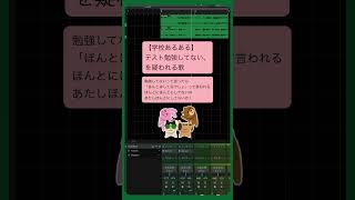 【学校あるある】テスト勉強してない、を疑われる歌 feat.初音ミク(DEMO) #Shorts #vocaloid