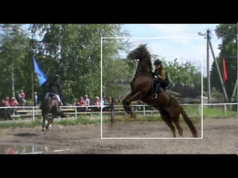 Reiterin aus Belarussia