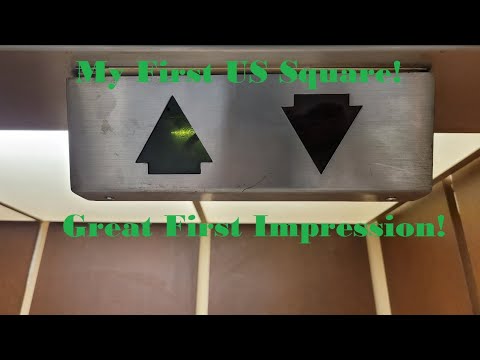 [EL] 1980 US Square Button Hydraulic Elevator at AB Tech Elm Building (Asheville, NC)