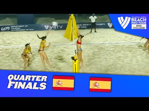 Álvarez M/Moreno vs. Liliana/Paula - Quarter Finals Highlights Goa 2023 #BeachProTour