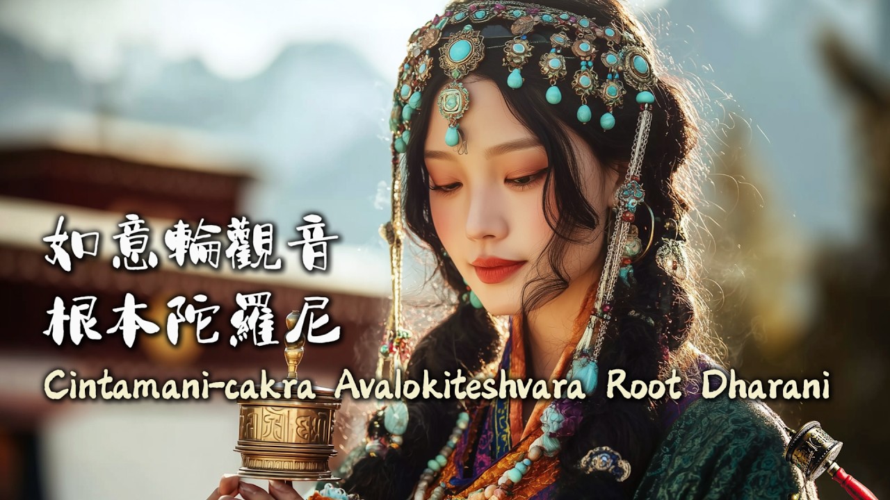 Cintamani-cakra Avalokiteshvara Root Dharani for Peace & happiness｜ 轉化困境・安定身心｜Healing Tibetan Music