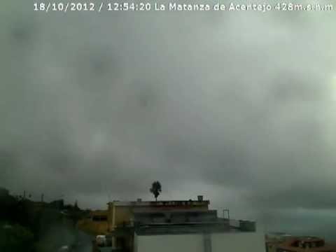 TimeLapse Llegada Frente del NW 18/10/2012 La Matanza de Acentejo