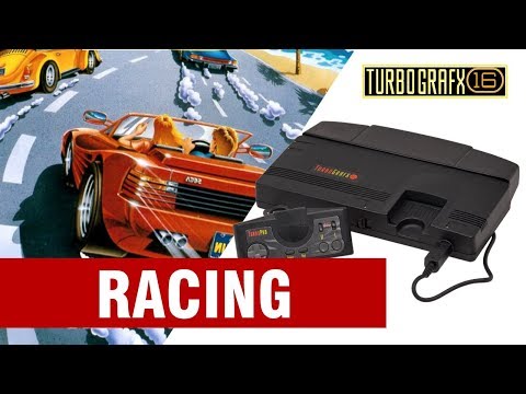 All TurboGrafx-16 / PC Engine Racing Games Compilation - Every Game (US/JP)