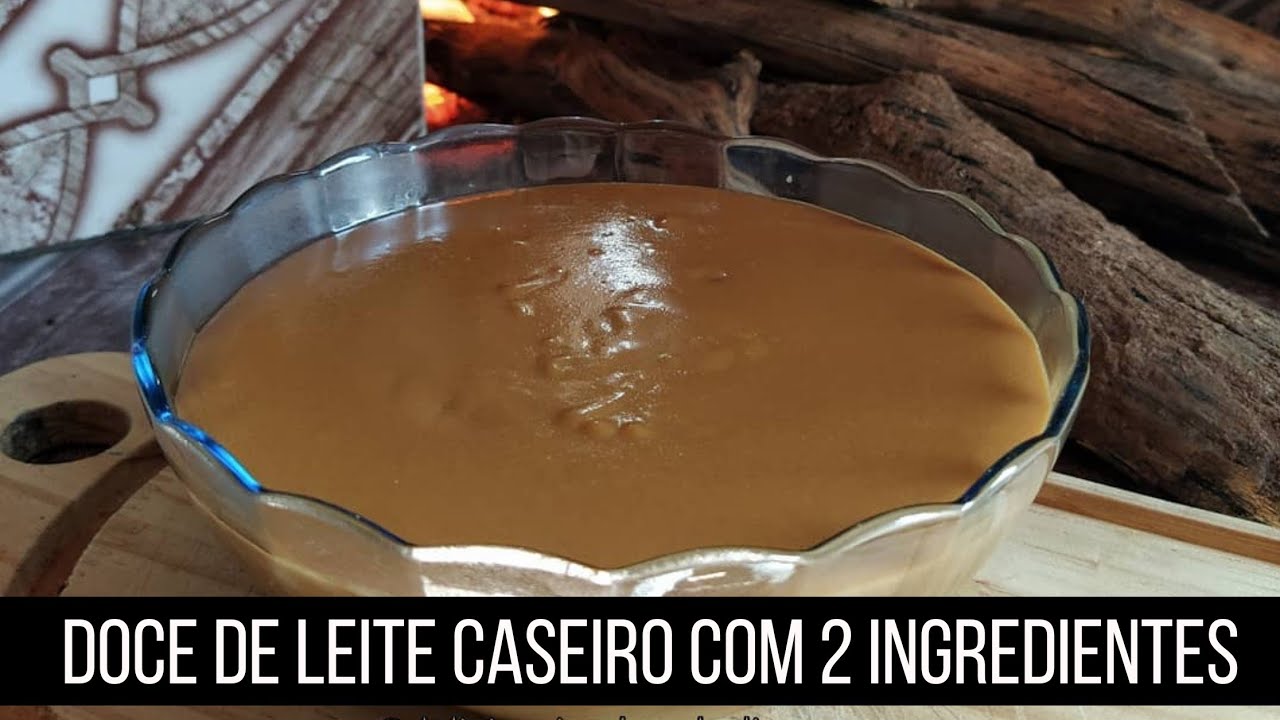 DOCE DE LEITE CASEIRO COM APENAS 2 INGREDIENTES