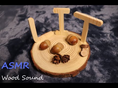 ASMR l Wood Triggers (NO TALKING) Scratching, Tapping Sounds for Sleep