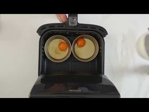 Air fryer fried eggs recipe