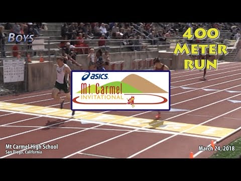 2018 TF - Mt Carmel - 400 (Boys, 4 Heats)