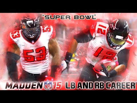 Madden NFL 15 LB & RB Career | Super Bowl | Making History