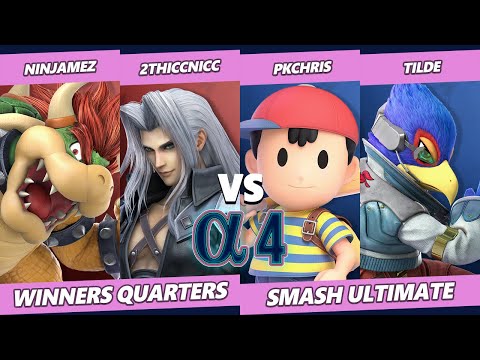 Alpha 4 Winners Quarters - NinJamez & 2thiccnicc Vs. PkChris & Tilde - SSBU Ultimate Tournament
