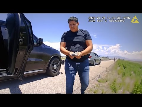 Cartel Runner Pulled Over with 27 lbs of Fentanyl. BODYCAM