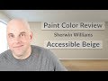 Sherwin Williams Accessible Beige Color Review