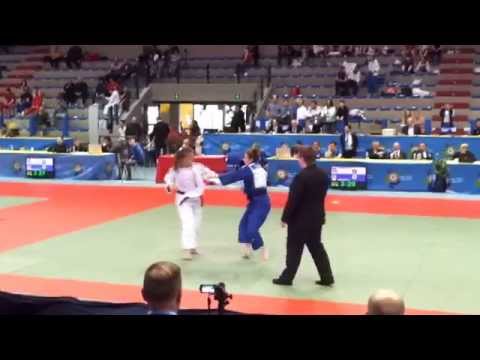 [Judo] European Cup Junior Lignano 2015 63kg PARSOVA Veronika vs SCANO Laura