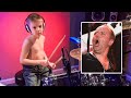 "Master of Puppets" Avery 6 year old Drummer 