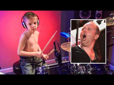 Master Of Puppets played by 6 year old Drummer