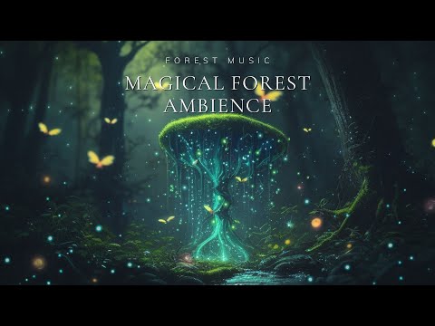 Magical Forest Ambience ???? Fairy Flute Sound, Nature Sound | 10 Hour Journey To Sleep, Healing