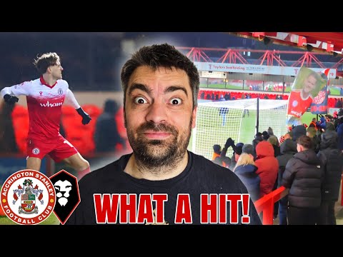 INSANE STRIKE as Accrington Stanley BEAT Salford City!