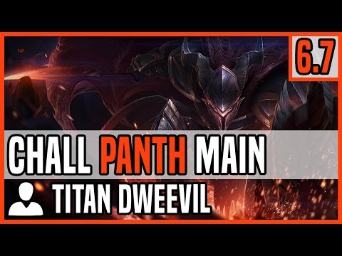 Patch 6.7 Pantheon Top Main - Matchup: Gangplank - Ranked Master NA