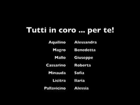Tutti in coro...per te!