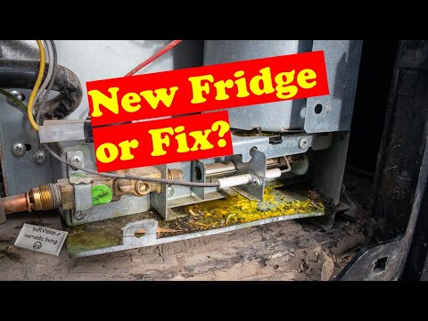 DIY RV FRIDGE REPAIR Replacing Cooling Unit