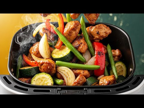 Chicken Air Fryer Dinner, Easy Healthy Air Fryer Recipes, Air Fryer Chicken Recipes
