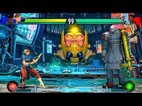 Marvel VS Capcom Infinite | Ryu & Chun-Li vs Nemesis & Chris | PC Gameplay 4K