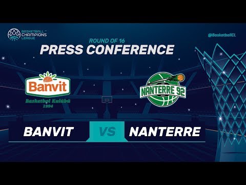 Banvit v Nanterre 92 - Press Conference - Basketball Champions League