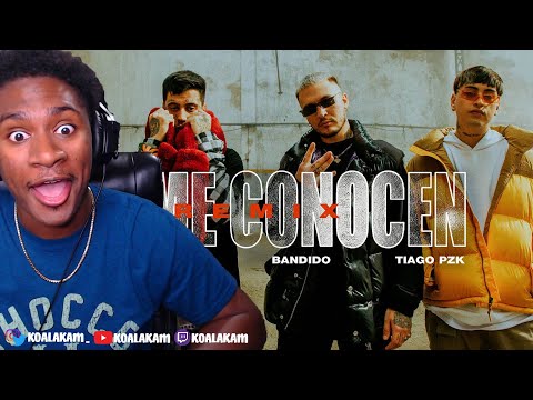American REACTS to ARGENTINA RAP! NO ME CONOCEN (REMIX) - BANDIDO, DUKI, REI, TIAGO PZK (REACTION!)