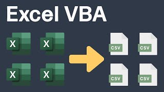Convert Excel Files To CSV Files Using Excel VBA (Excel Automation)