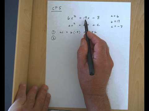 Factor Trinomial - Leading Coefficient Not 1