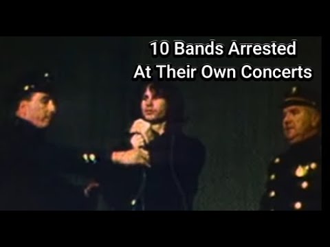 10 Bands Arrested At Their Own Concerts