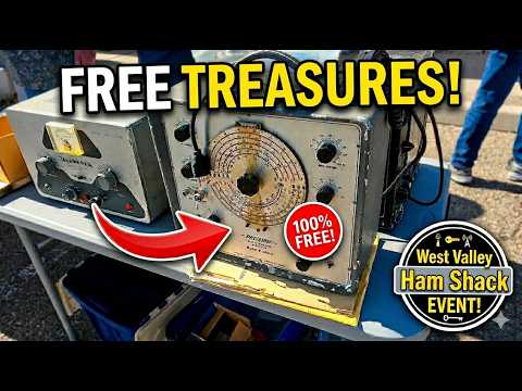 Free Ham Radio Gear Event! West Valley Ham Shack Improvised Hamfest