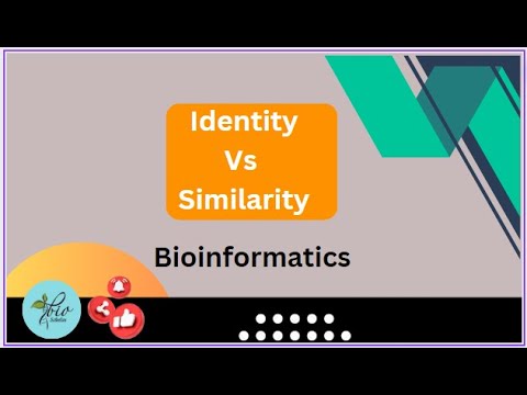 Sequence Identity Vs Similarity|| Sequence analysis|| bioinformatics