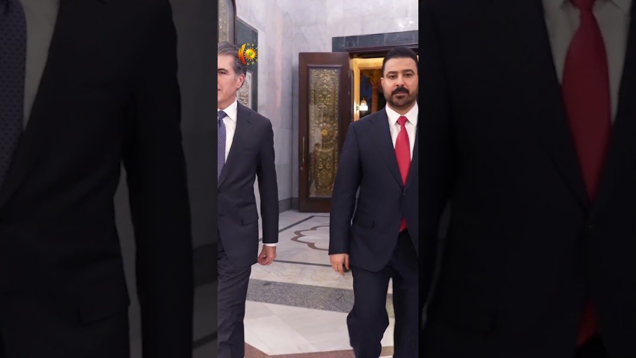ڤیدیۆ | ساتی پێشوازیكردن لە نێچیرڤان بارزانی لەلایەن عەلی زەیدی و كۆبوونەوەی لەگەڵ هاوپەیمانی ئیدارەی دەوڵەت