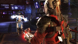 Injustice 2 Raiden Vs Very Hard Deadshot In the Batcave
