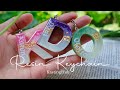 Personalize Epoxy Resin Letter Keychain | DIY Letter Resin Keychains for Beginners | KastingHub