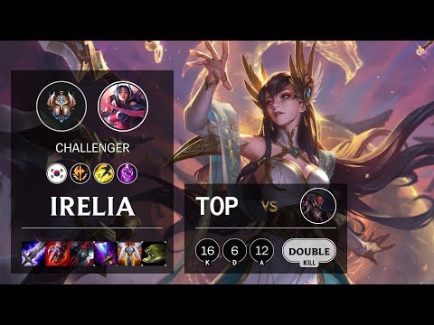 Irelia Top vs Lucian - KR Challenger Patch 10.11