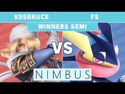 Nimbus 42 - K9sbruce (Sheik) vs fs (Greninja) Winners Semi Final -  Smash Ultimate