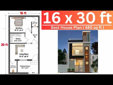 15x30 House Plan 15 x 30 Ghar Ka Naksha Small House Plans Design 450 sq ft house Plans