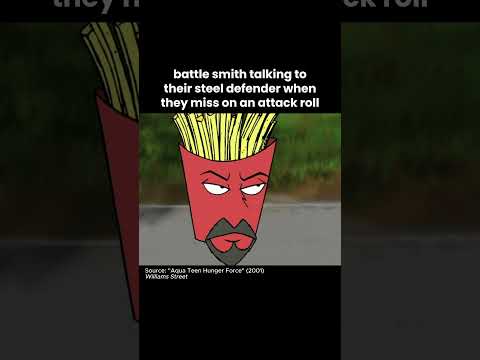 battle smith talking to steel defender #dnd #dndmemes #dungeonsanddragons #dnd5e #DNDtiktok #TTRPG