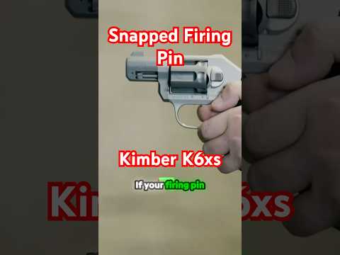 Firing pin issues in Kimber K6XS: what you need to know #reliability #kimberk6xs #revovler #snubnose