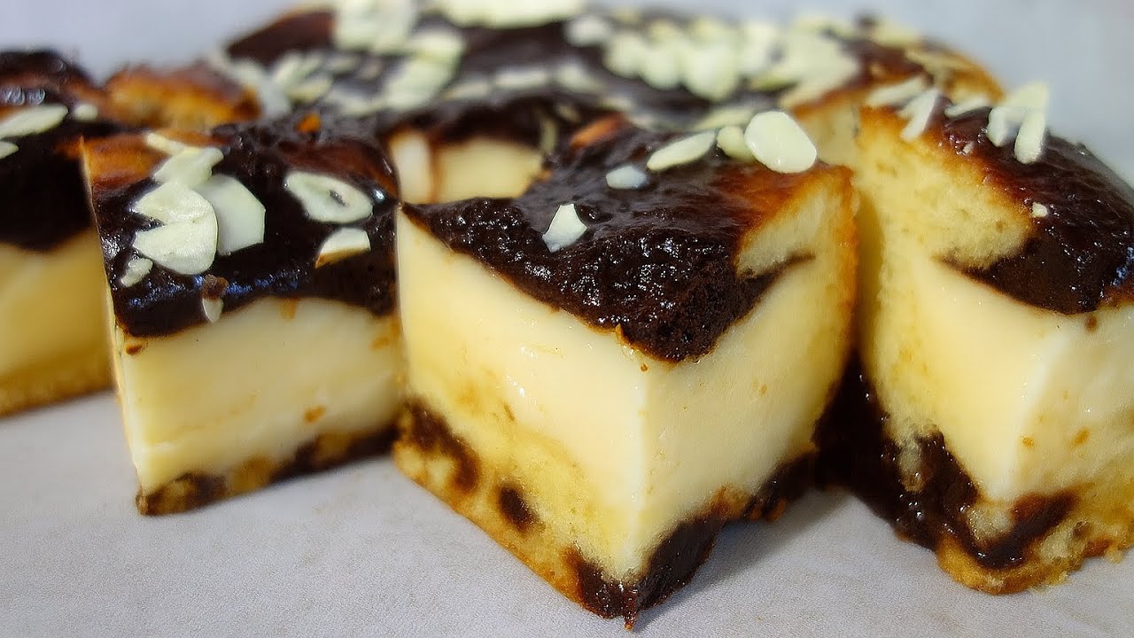 Ciasto Nocne Ścieżki 🍫 Z budyniem i marmoladą – pyszne i zawsze się udaj...