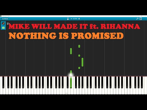 -Mike Will Made It ft.  Rihanna - Nothing Is Promised (Piano Tutorial ) How I Played It