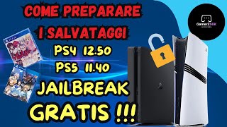 PS4 12.50 - PS5 11.40 JAILBREAK GRATIS - COME PREPARARSI CON I SALVATAGGI E LE DEMO #ps4 #jailbreak