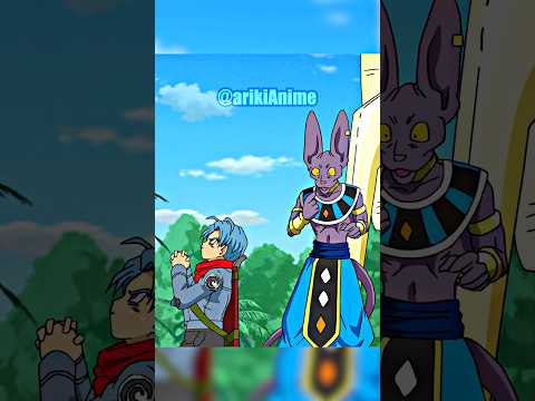 Trunks thinks Beerus is Whis' pet😂 (dbs edit) #dbsedit #dbedit #dbsedits