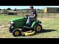 John Deere X485 Lawn Tractor - Lot 18453 - Video 2